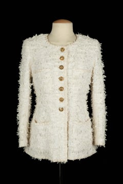 Chanel tweed jacket Haute Couture