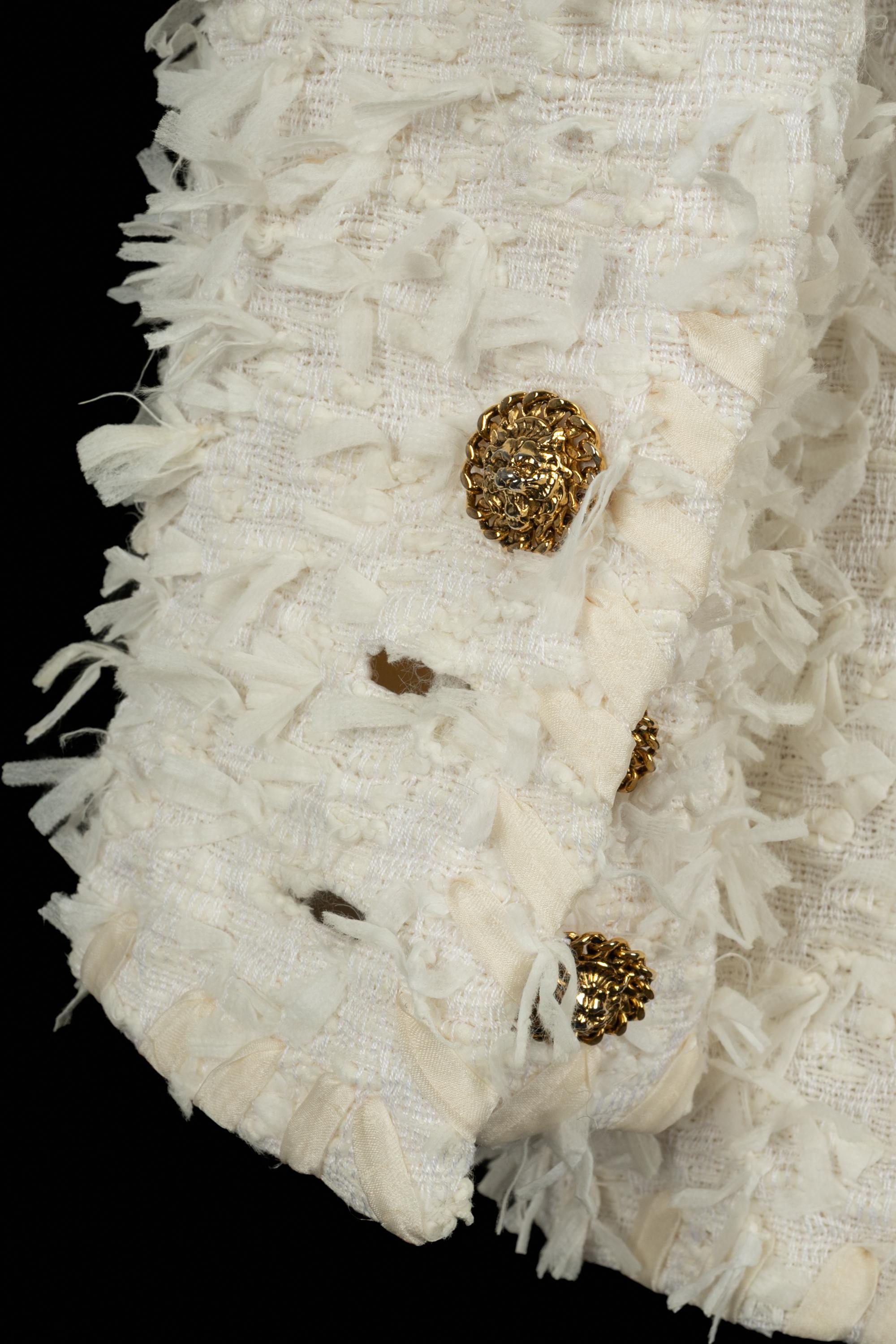 Veste en tweed Chanel Haute Couture en vente 3