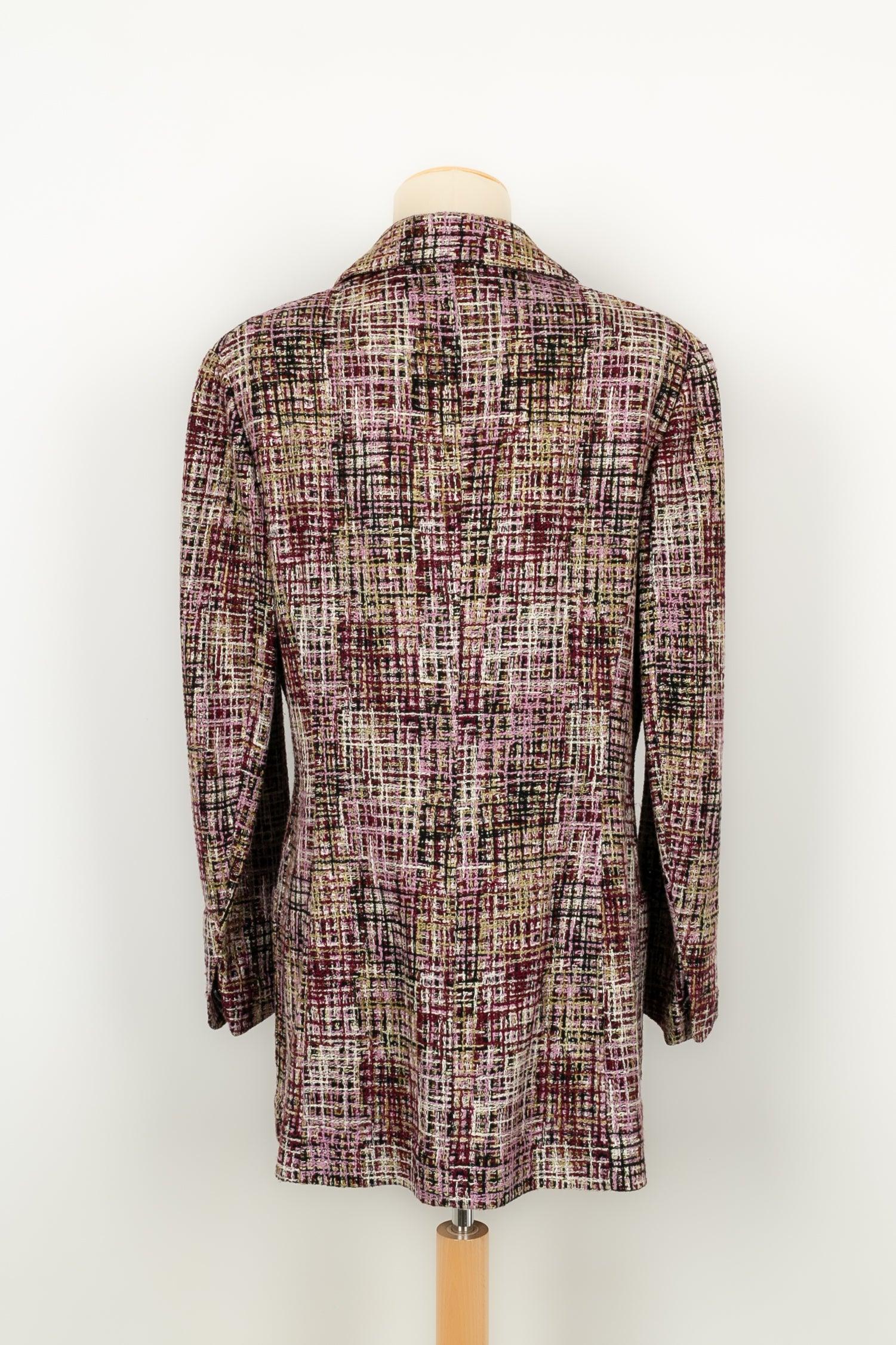 Chanel Tweed Jacket Spring, 1998 In Excellent Condition For Sale In SAINT-OUEN-SUR-SEINE, FR