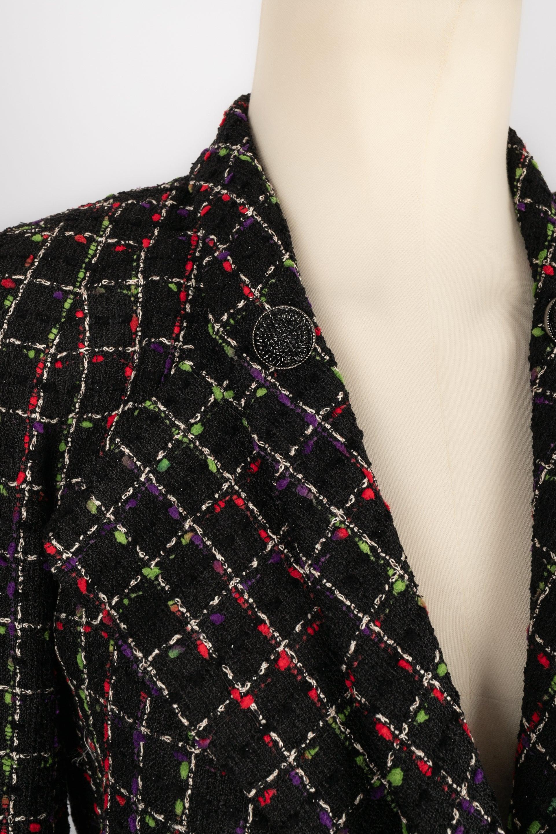 Women's Chanel Tweed Jacket with Silk Lining For Sale