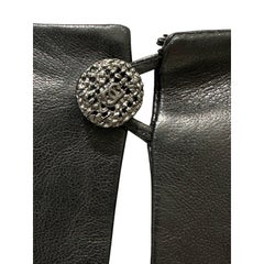 Chanel Tweed & Leather Dress Sz/36