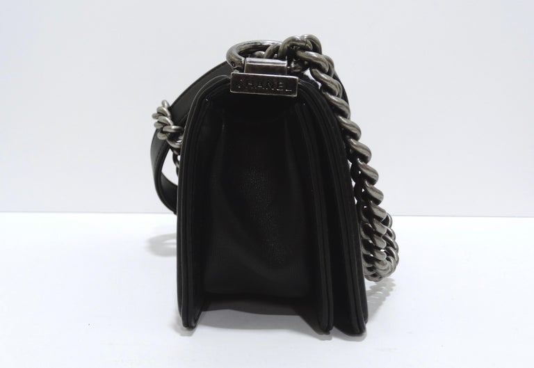 Chanel Tweed Limited Edition Boy Bag  For Sale 4
