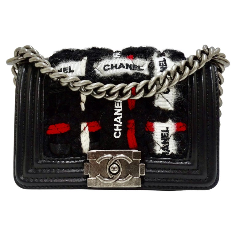 Chanel Tweed Limited Edition Boy Bag  For Sale