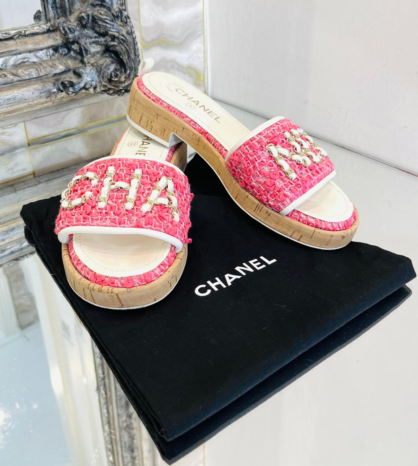 Chanel Pink Mules - 5 For Sale on 1stDibs  chanel mules pink, pink chanel  slides, chanel cloth mules