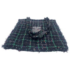 CHANEL Tweed Robot Chain Tote Bag Borsa Shopping Donna Borsa a mano