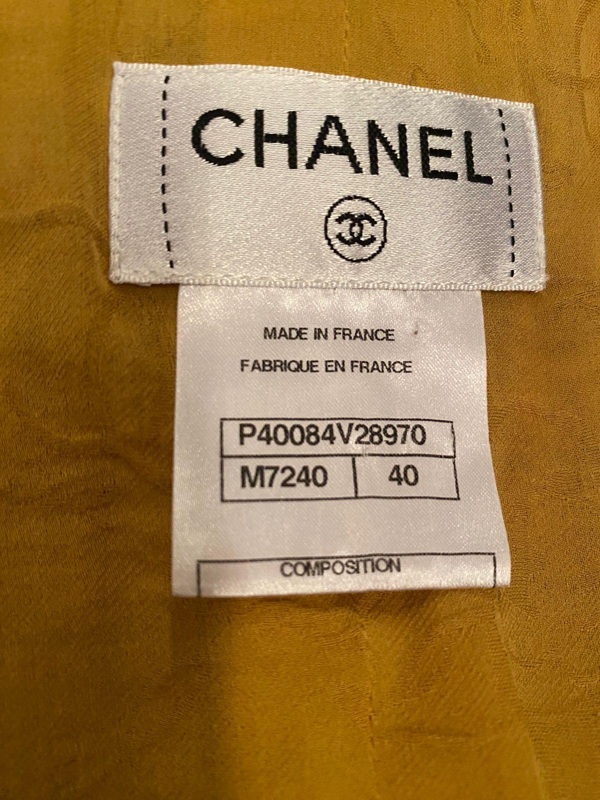 Chanel 11C runway 2011 cruise Karl Lagerfeld suit skirt vest rare 40FR 2