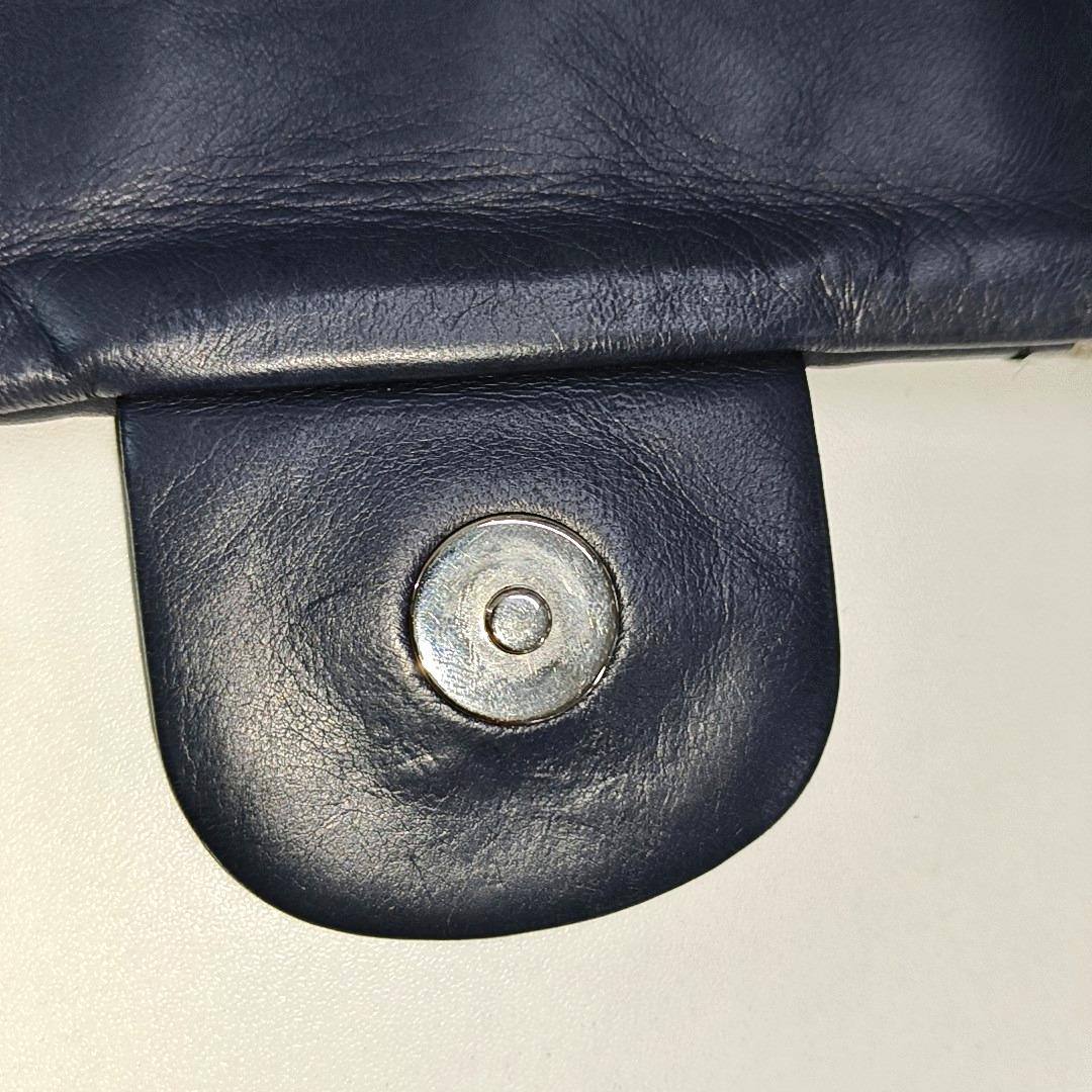 Chanel Tweed Square Stitch on Leather Bubble Grey Medium Shoulder Bag 7