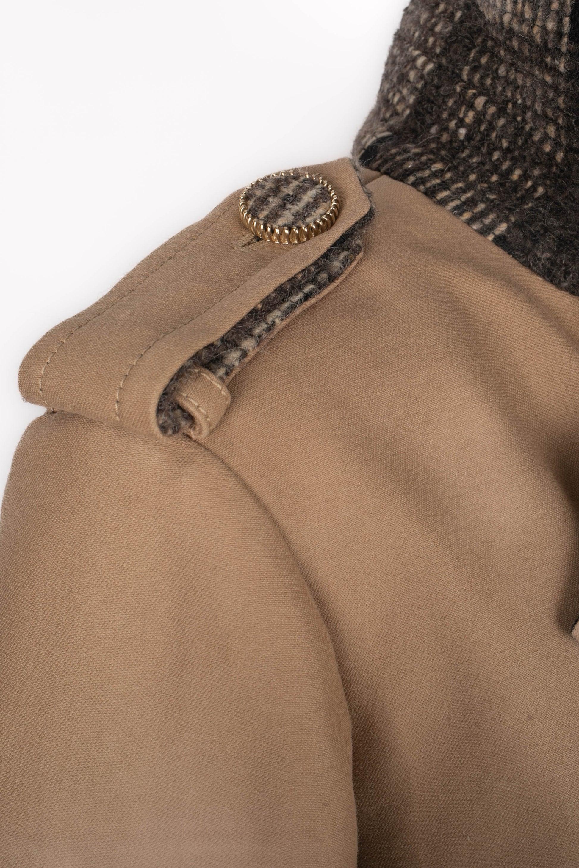 Chanel Tweed Trench Coat, 2016 5