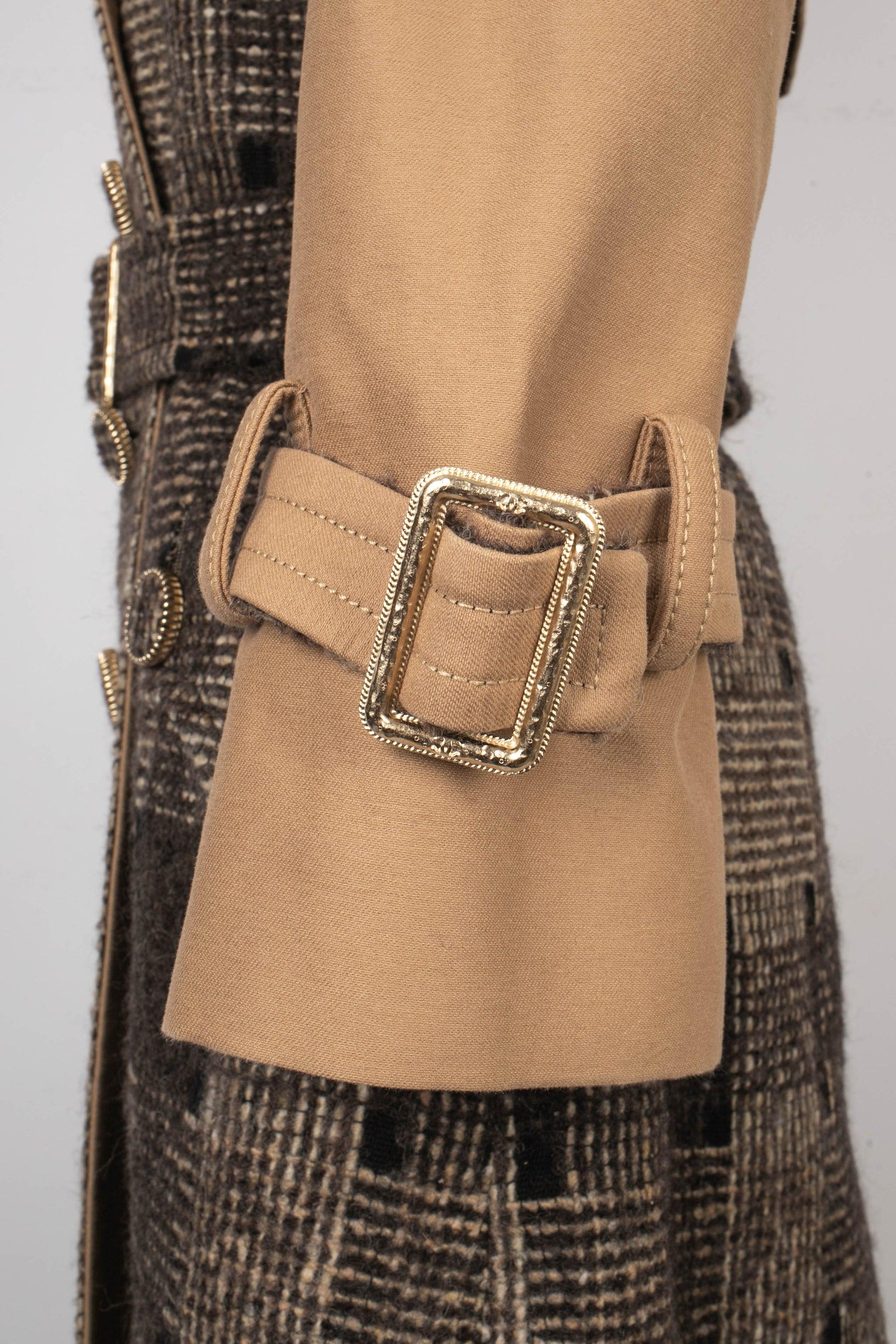 Chanel Tweed Trench Coat, 2016 1