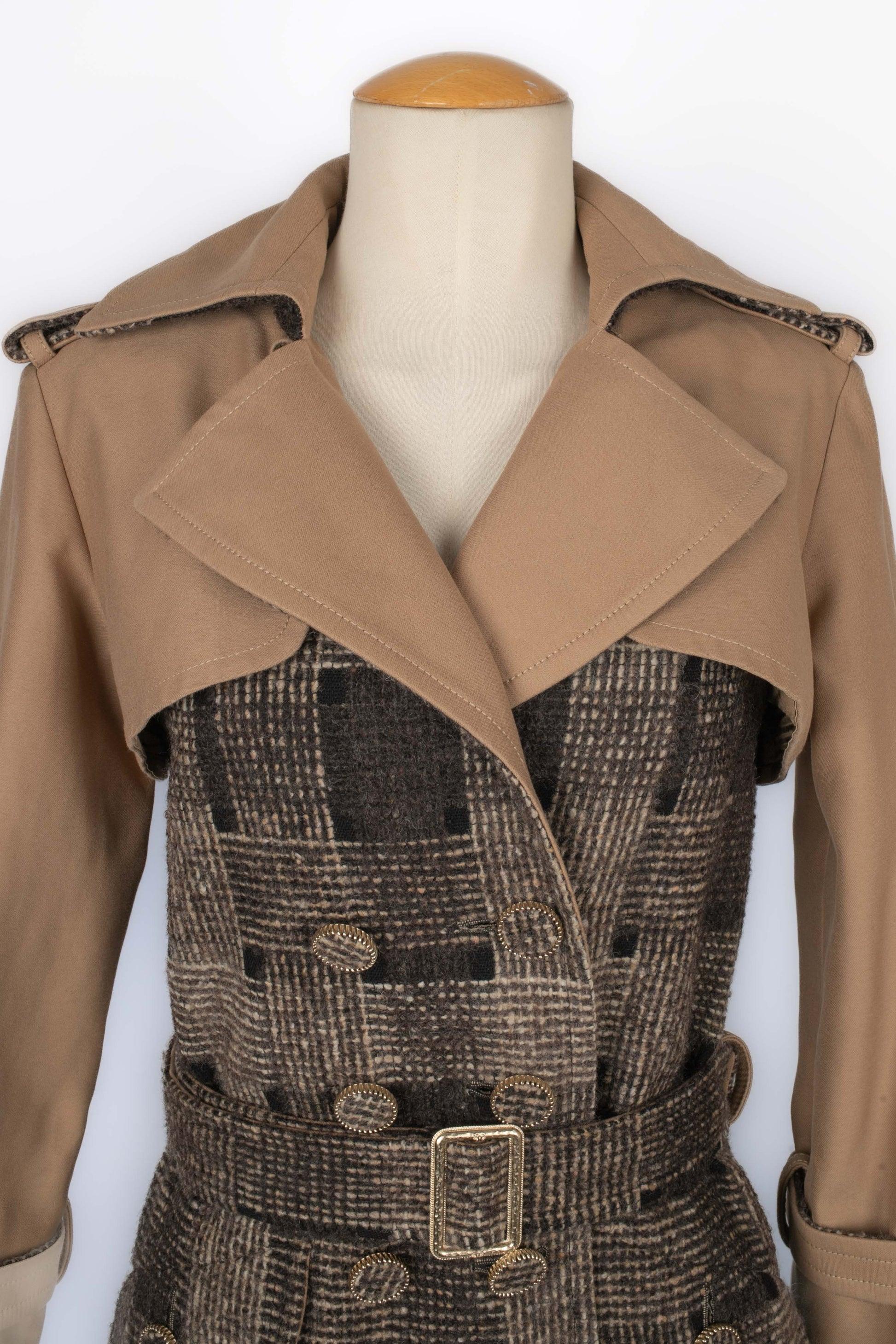 Chanel Tweed Trench Coat, 2016 2