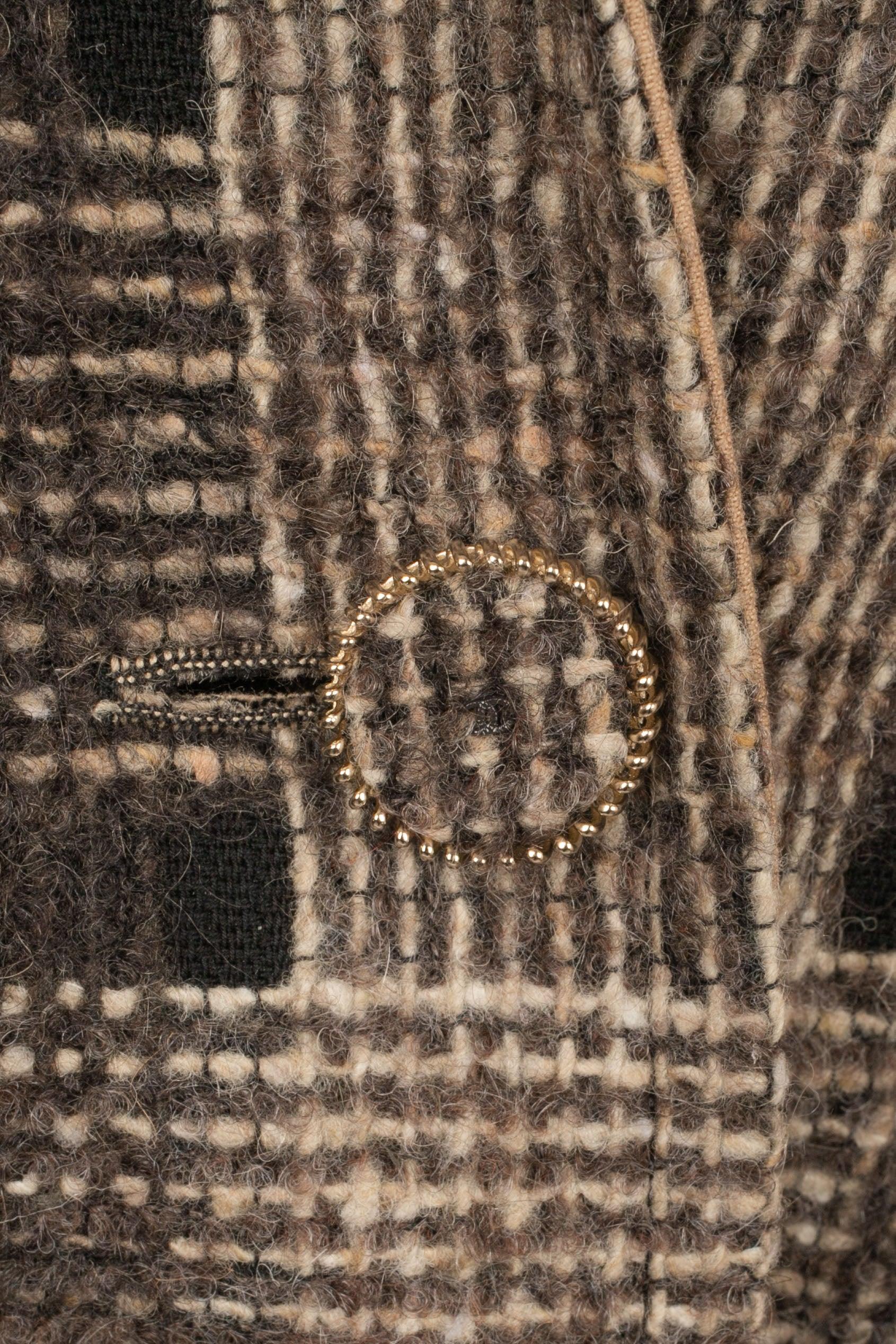 Chanel Tweed Trench Coat, 2016 4