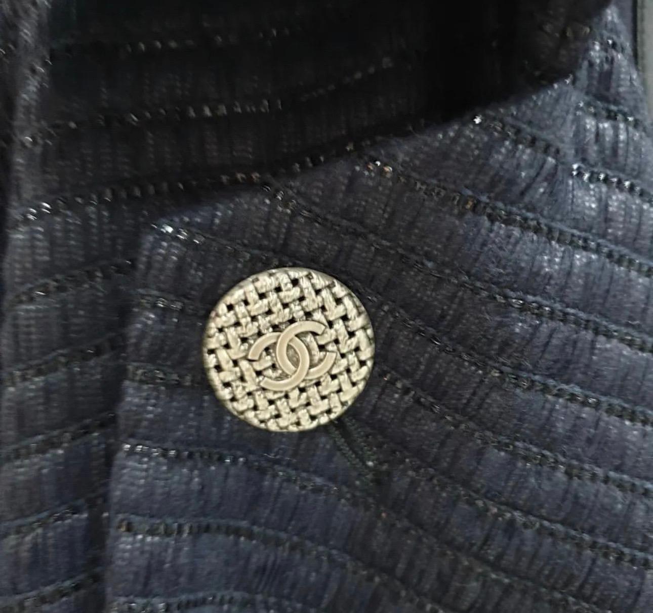 Chanel Tweed Trimed Coat 2