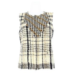 Chanel Tweed Vest in Size 42