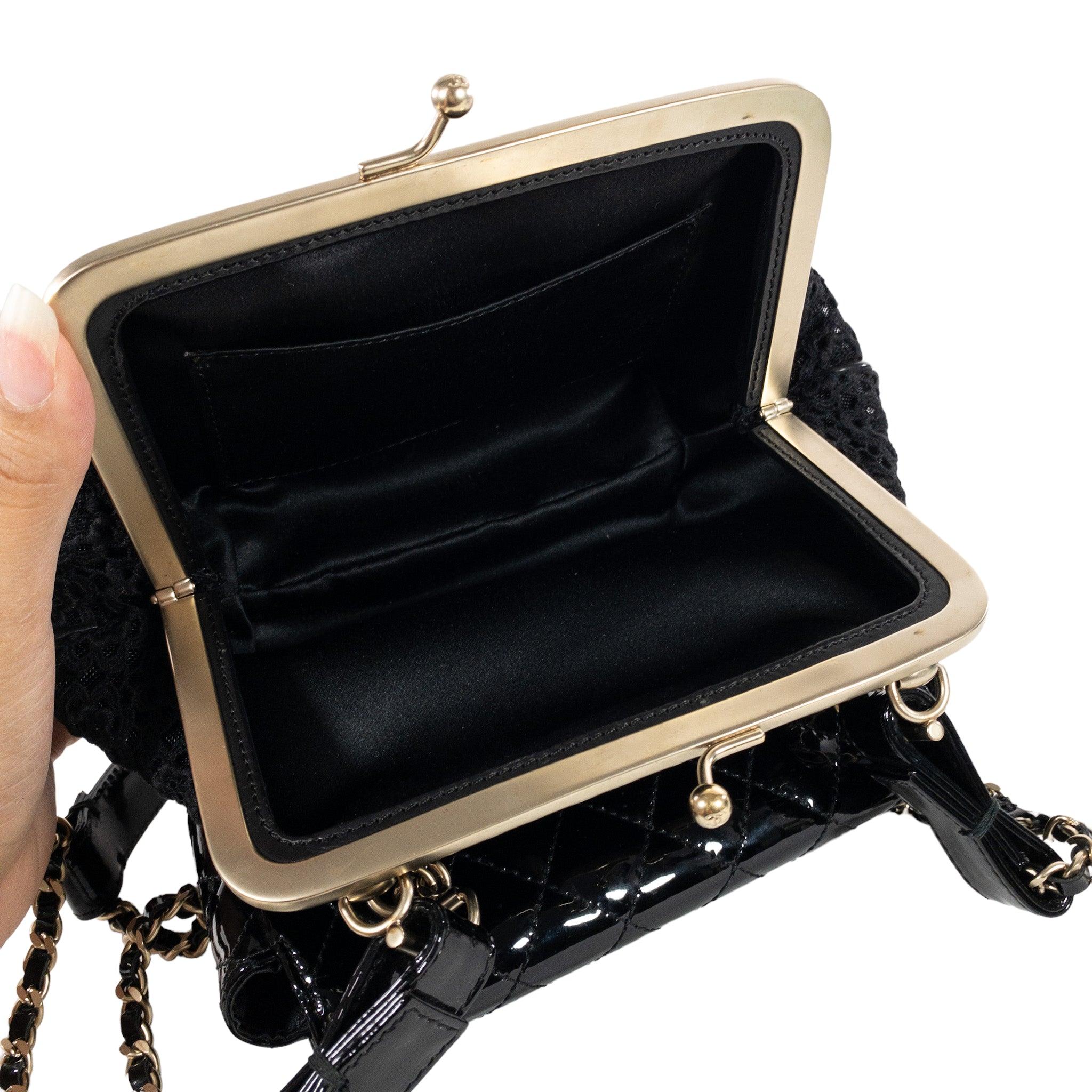 Chanel Twin Chain Evening Bag For Sale 4