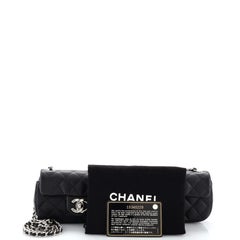 Chanel Twin Classic Flap Bag Quilted Caviar Mini