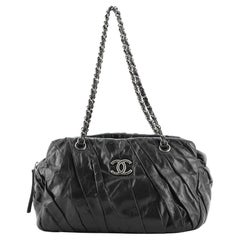 Chanel Twisted Bowling Bag Glazed Calfskin