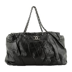Chanel Twisted Tote Glazed Calfskin East West 