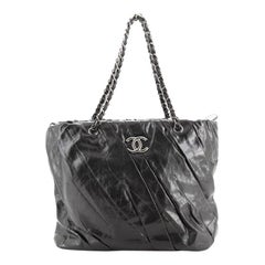 Chanel Twisted Tote Glazed Calfskin Medium