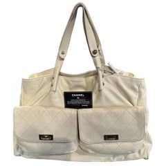 Chanel Two Front Pockets with Silver Hardware