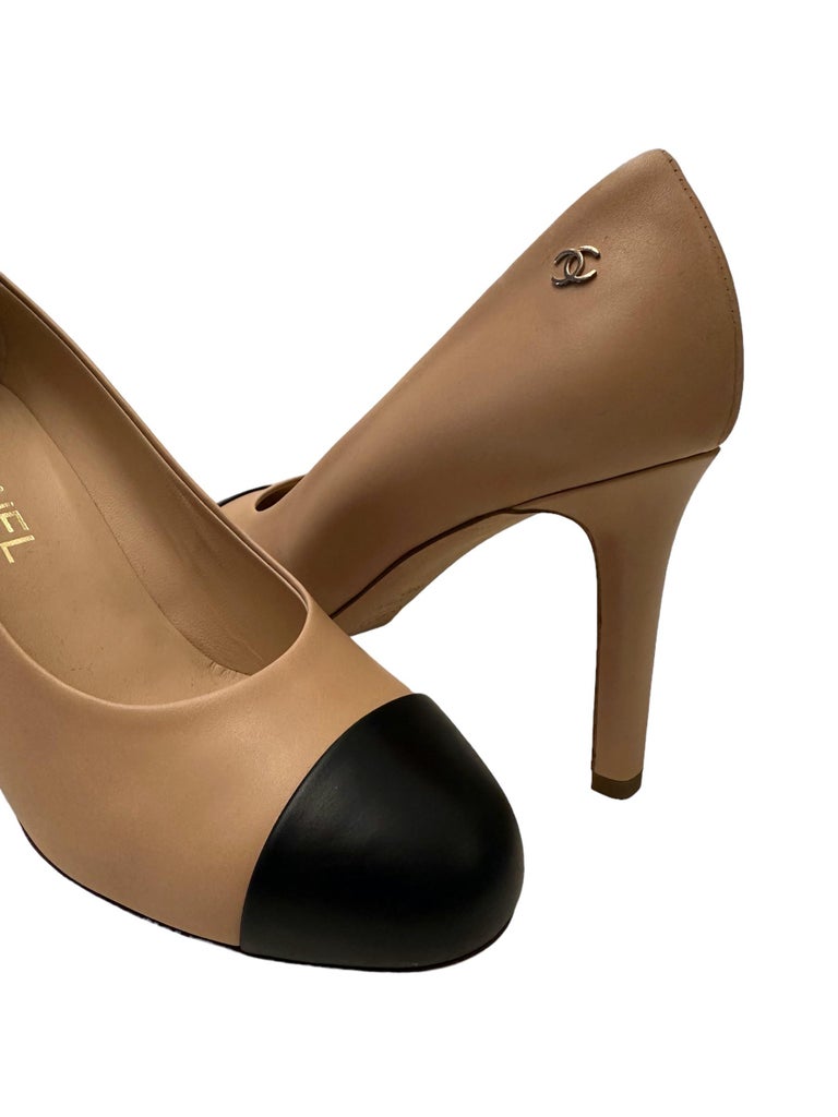 Decollete chanel cheap bicolore