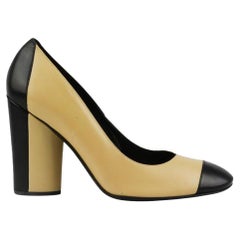 Two Tone Chanel Pumps - 4 For Sale on 1stDibs