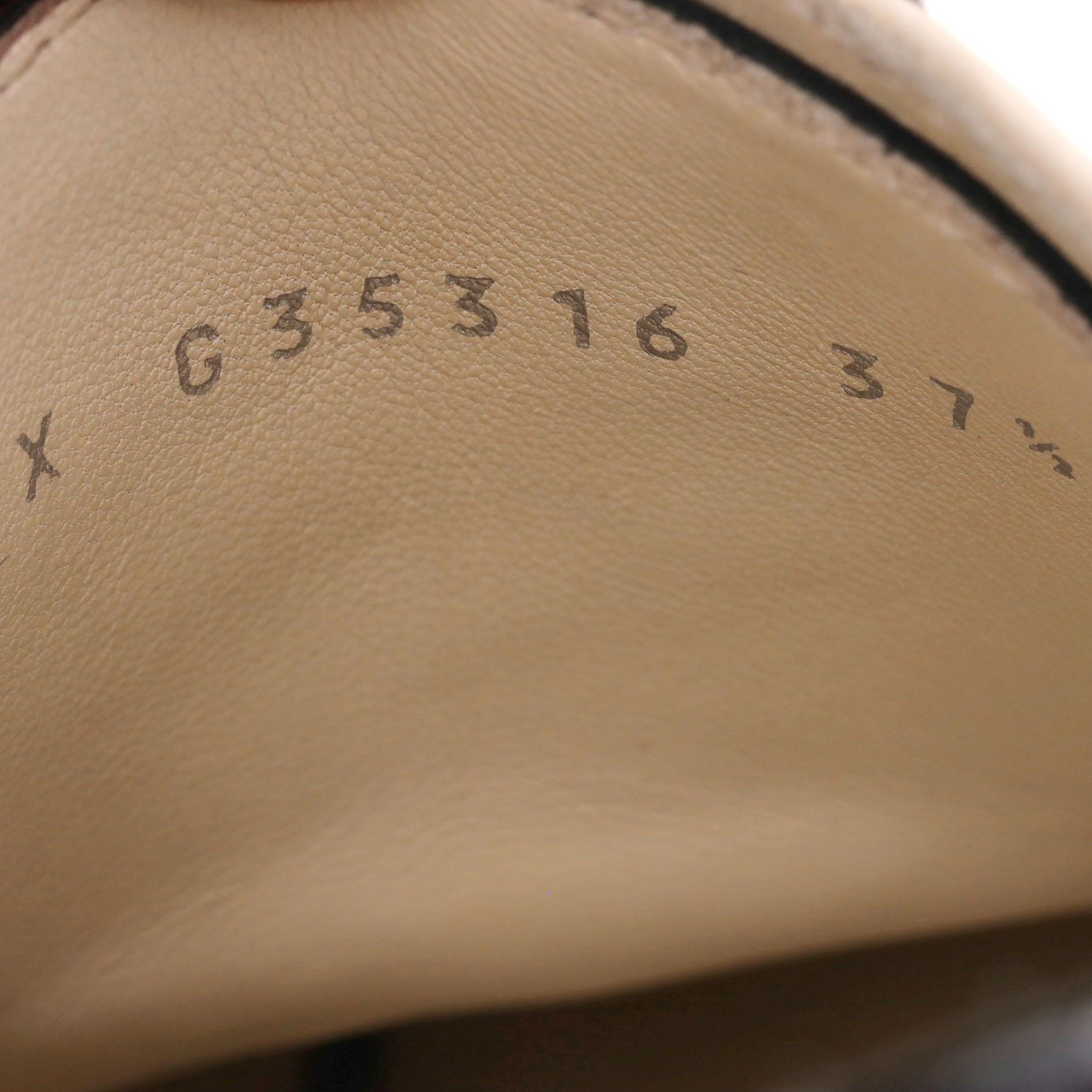 Chanel Two-Tone Patent Leather Chain & Logo Detail Oxford Brogues For Sale 4