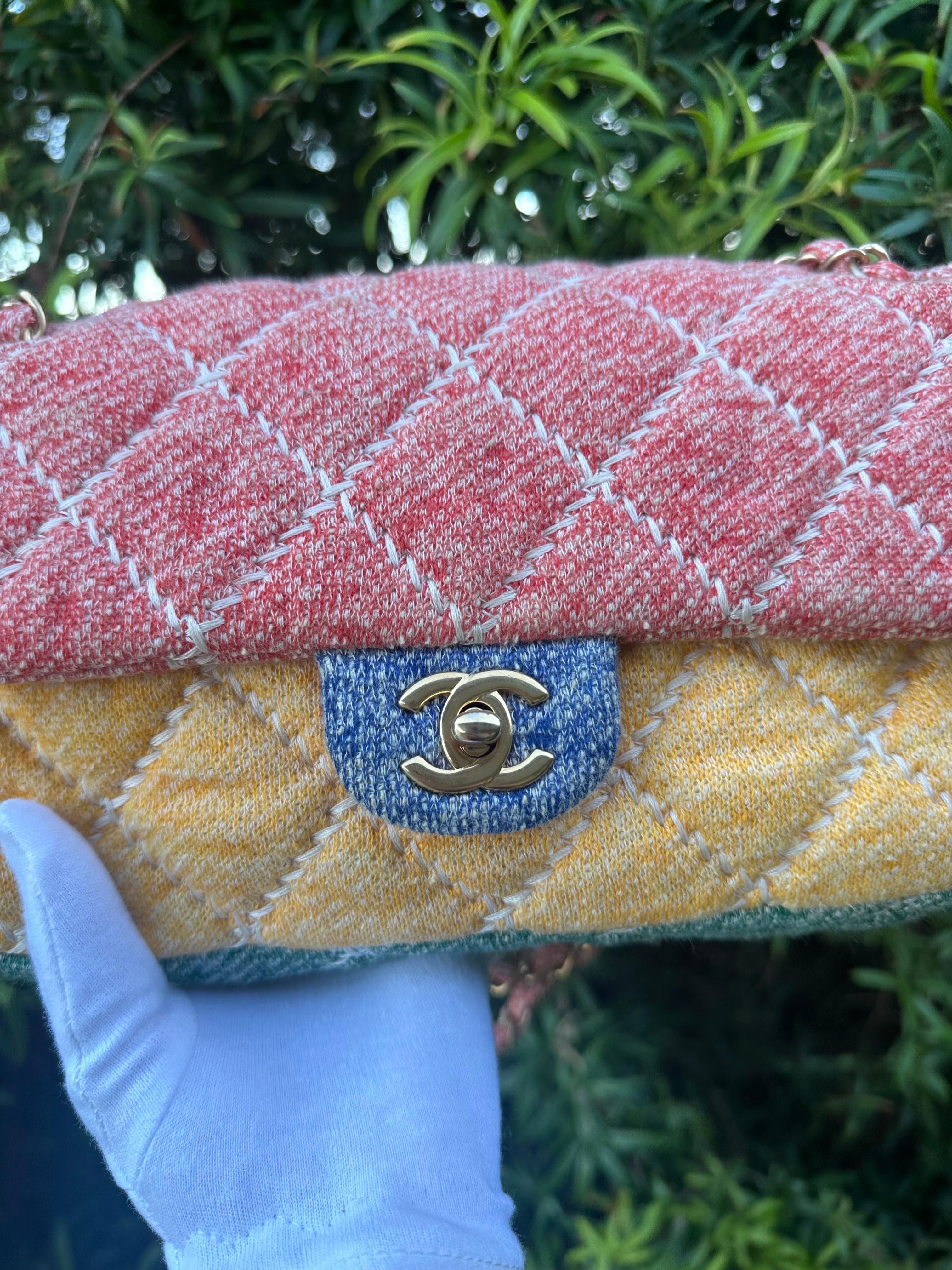 Chanel Ultimate Quilted Stitch Multicolor Flap Bag 6
