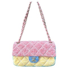 Chanel Ultimate Quilted Stitch Multicolor Flap Bag