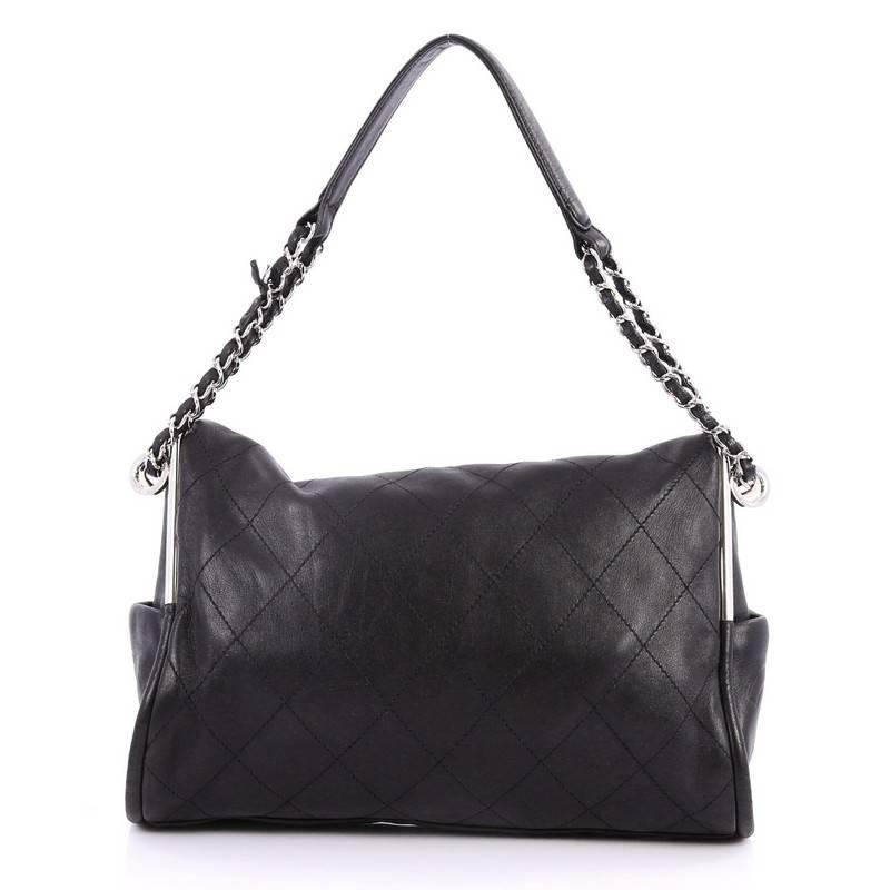 Chanel Ultimate Soft Hobo Leather Medium In Good Condition In NY, NY