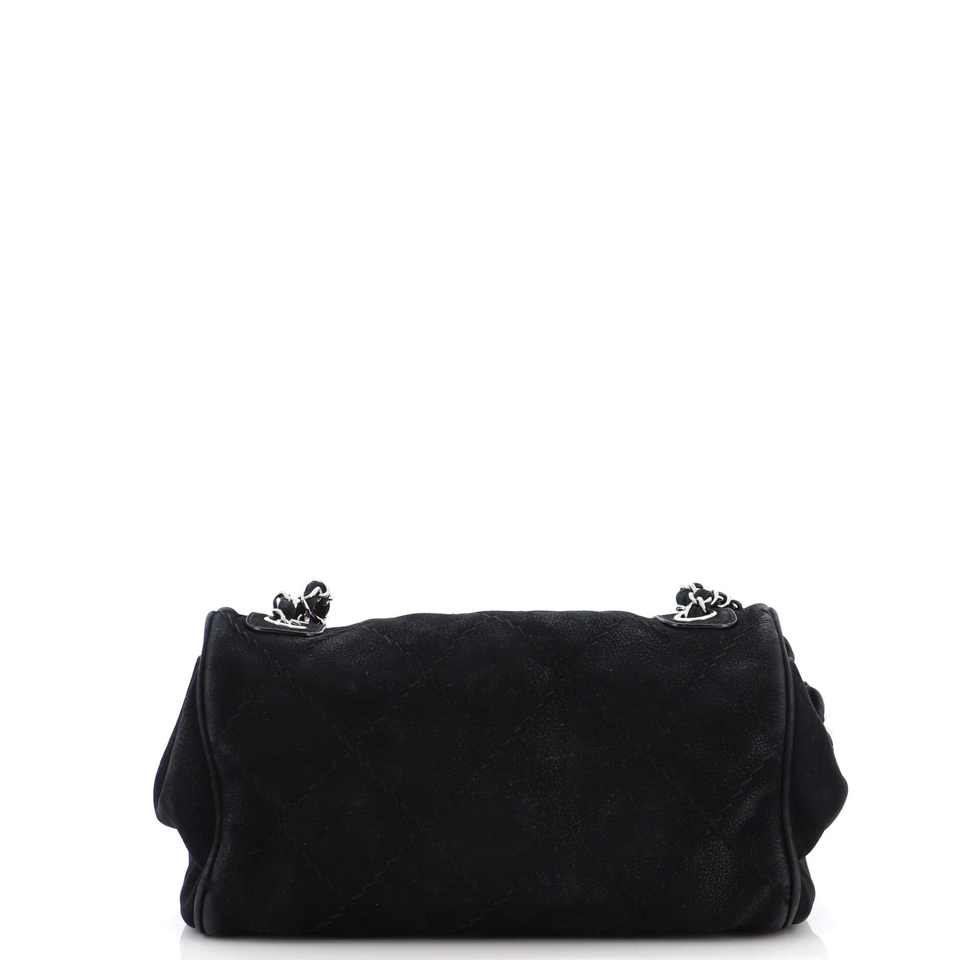 Women's or Men's Chanel Ultimate Stitch Accordion Bag Quilted Nubuck Medium