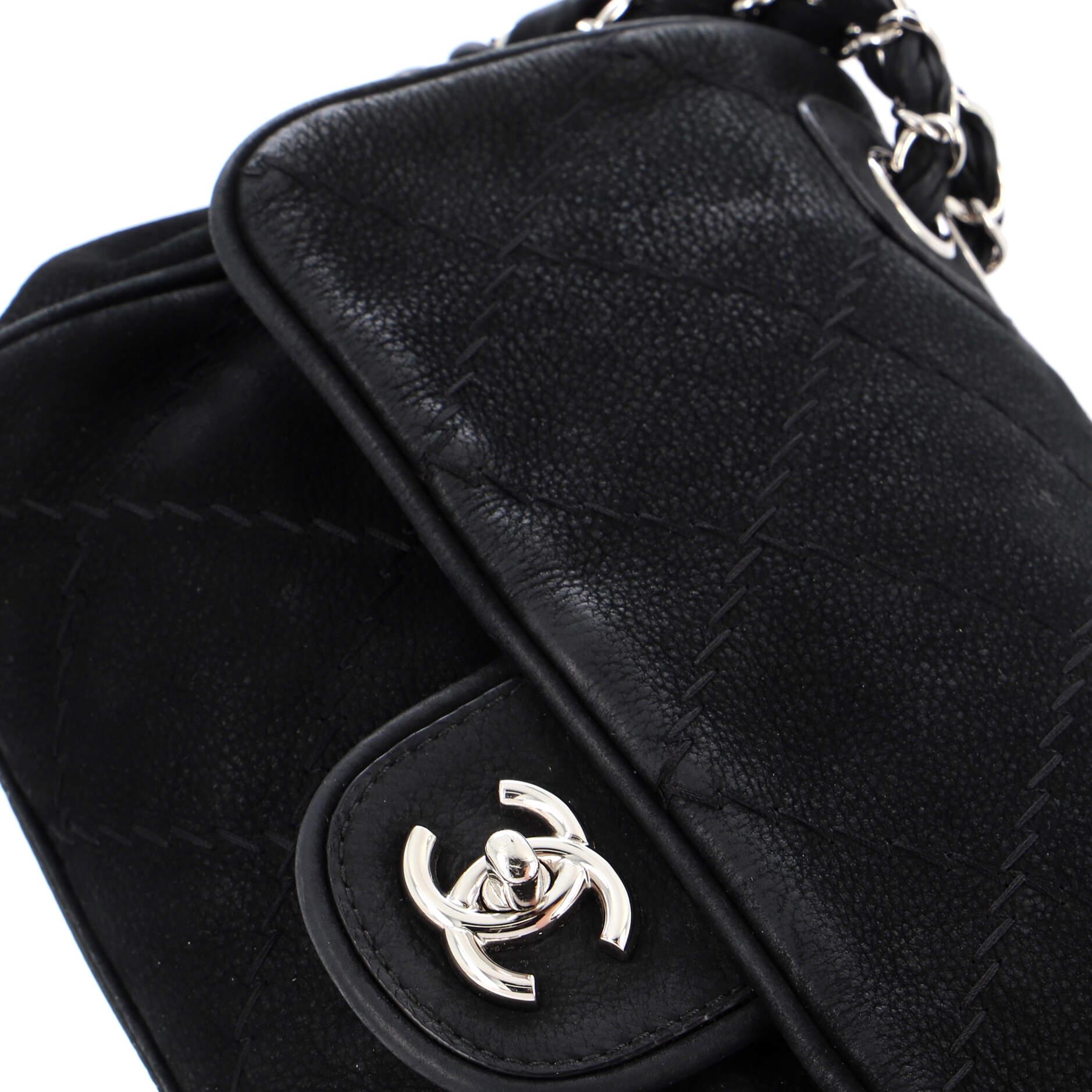 Chanel Ultimate Stitch Accordion Bag Quilted Nubuck Medium 4