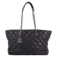 Chanel Ultimate Stitch Aged Chain Tote Quilted Calfskin Large