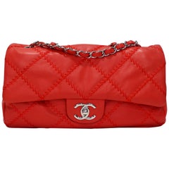 Chanel Double Flap Daisy Handbag at 1stDibs