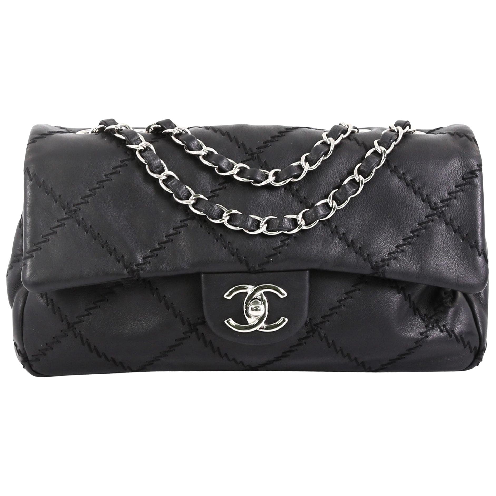 Chanel Ultimate Stitch Flap Bag Quilted Calfskin Medium at 1stDibs