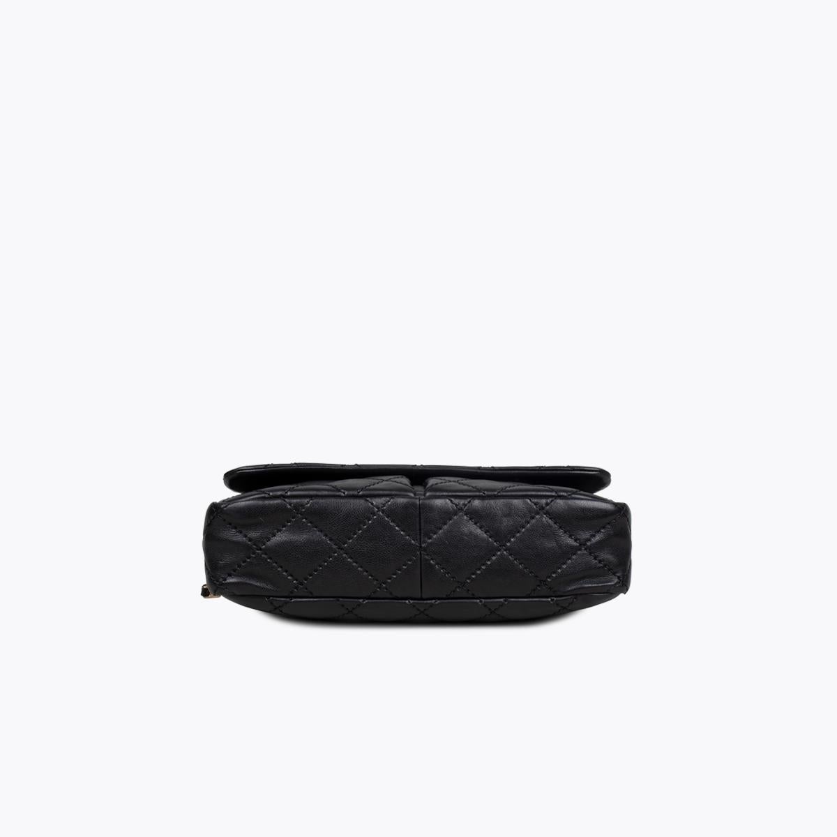 Black Chanel Ultimate Stitch Retro Chain Flap Bag For Sale