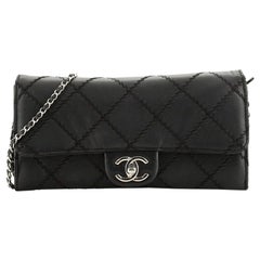 Chanel Ultimate Stitch Wallet On Chain Quilted Lambskin East West 