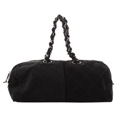 Chanel Ultimate Stitch Weekender Quilted Nubuck Large