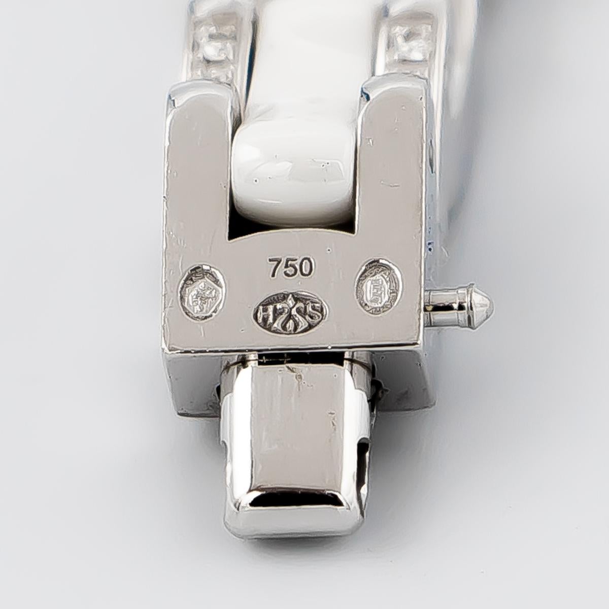 Chanel Ultra 0::85 Karat Diamant und weißes Keramikarmband 18 Karat Weißgold 1