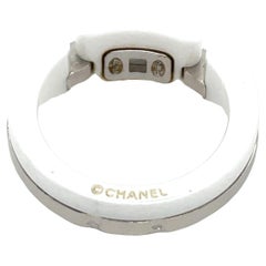 CHANEL Ultra Diamond 18ct White Gold  Ring & Ceramic S31301T57