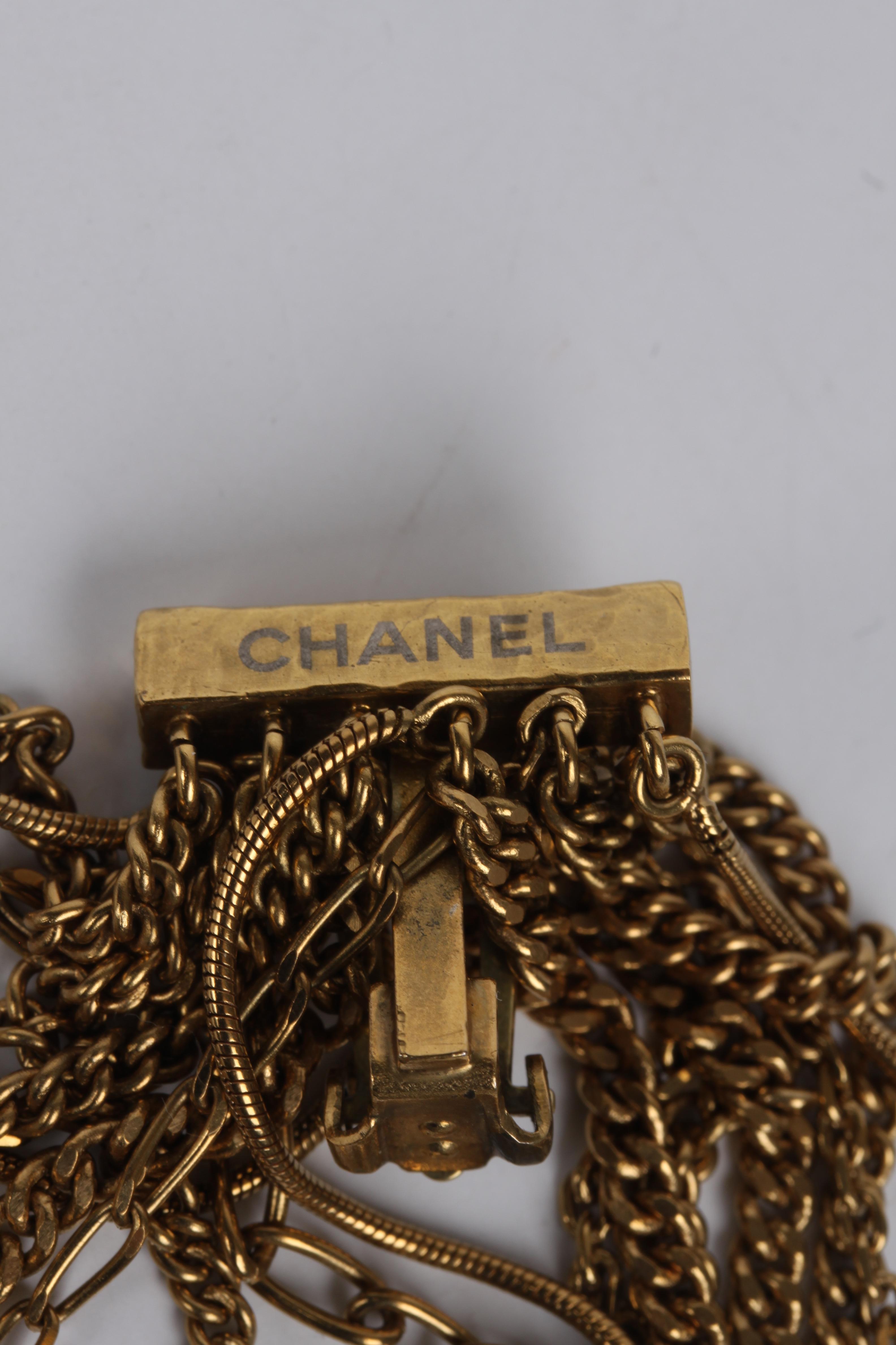 Women's Chanel Ultra Long Earrings - black/gold For Sale