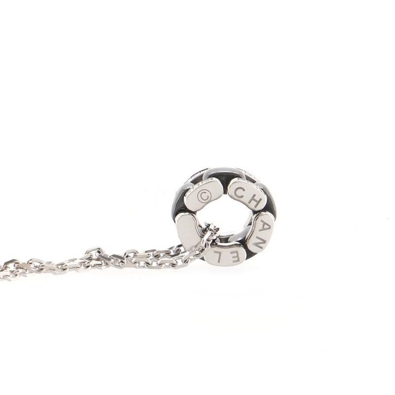 chanel necklace white gold