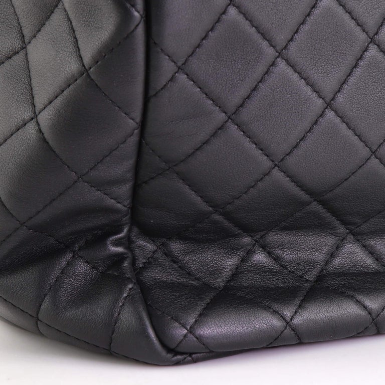 Chanel Grained Calfskin Coco Large Shopping Tote - FINAL SALE (SHF-ZuQvbo)