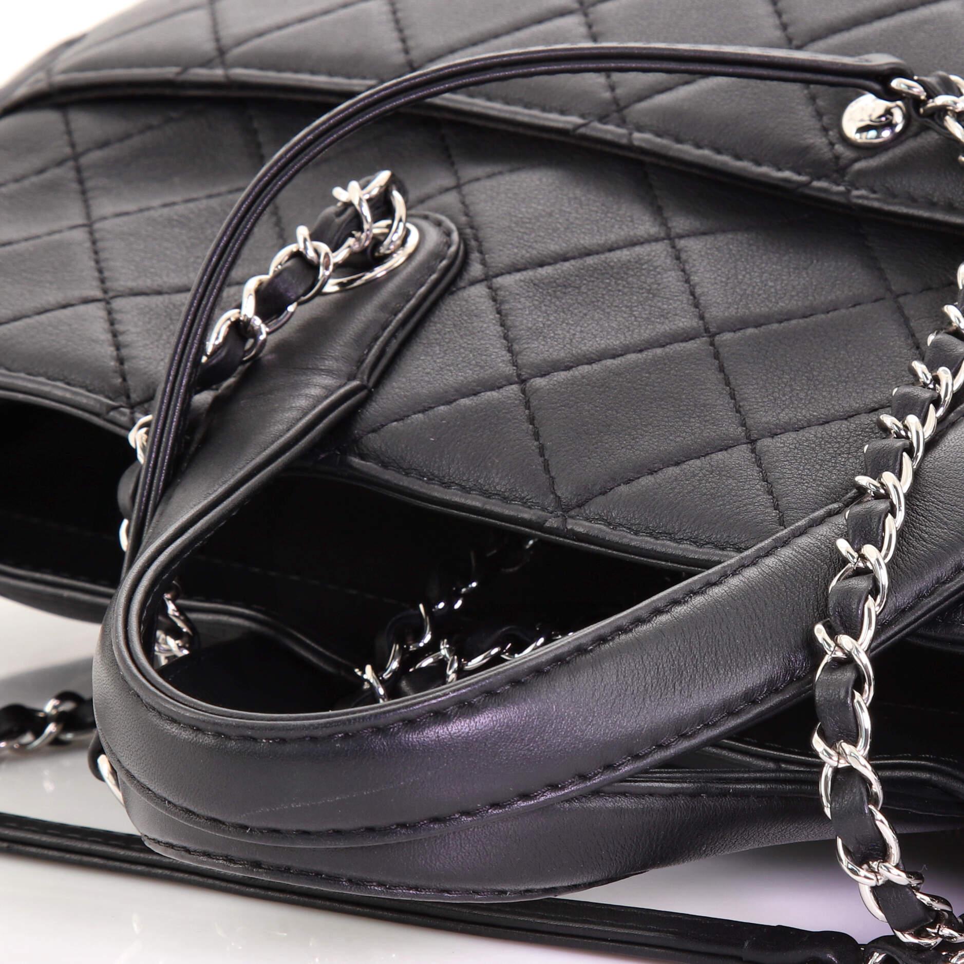 Chanel Ultra Pocket Shopping Tote Quilted Calfskin Large at 1stDibs