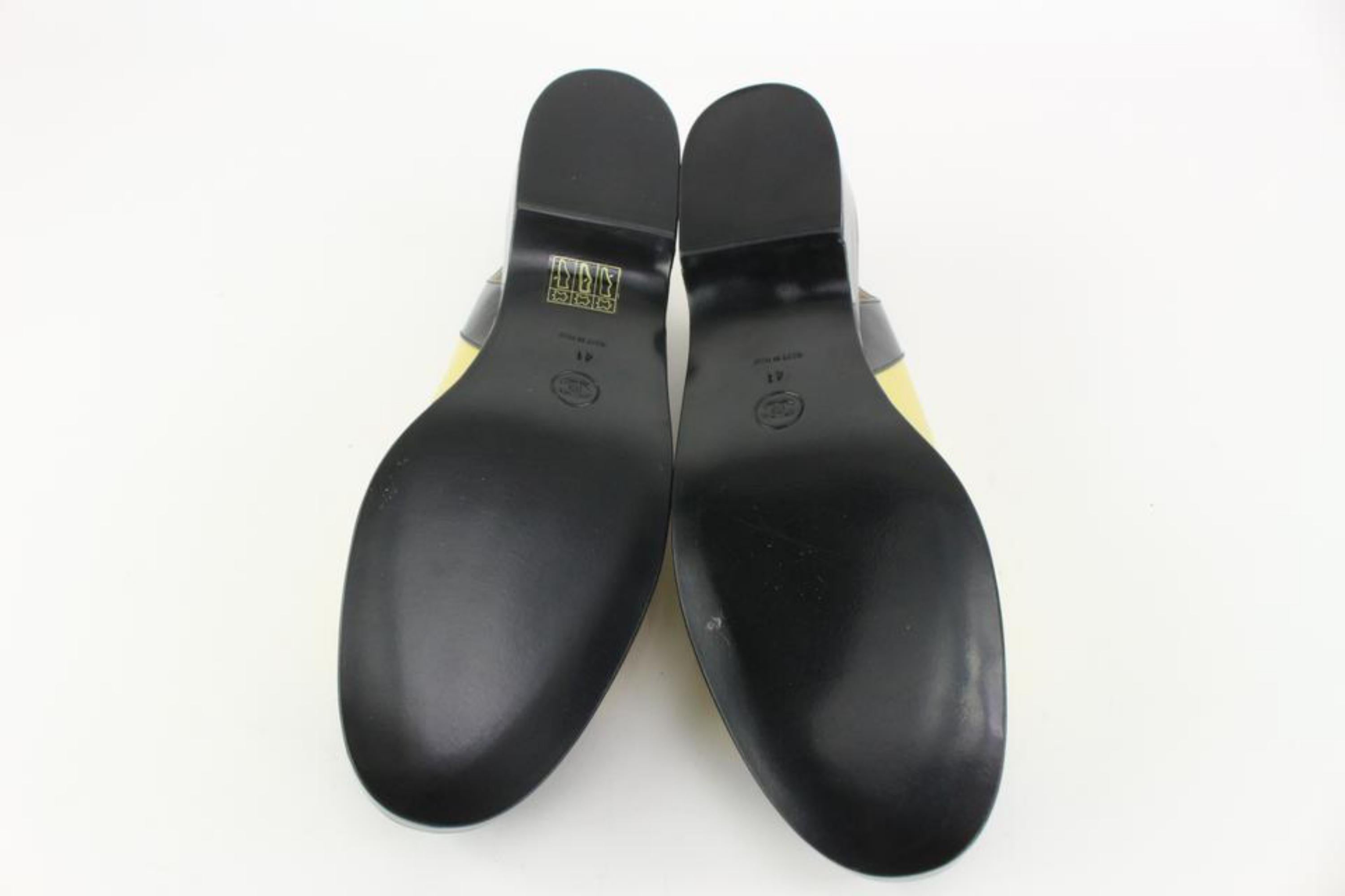 Chanel Ultra Rare 1998 98C New in Box Sz 41 Two Tone Kitten Heels 127c32 2