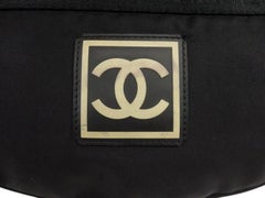 Chanel (Ultra Rare) Jumbo Cc Logo Banana Waist Pouch 231674 Cross Body Bag