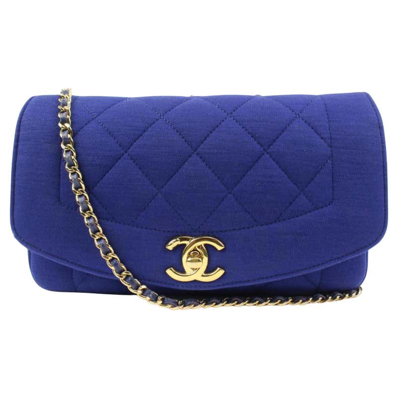 Chanel Light Blue Quilted Denim Drawstring Bag at 1stDibs | denim ...