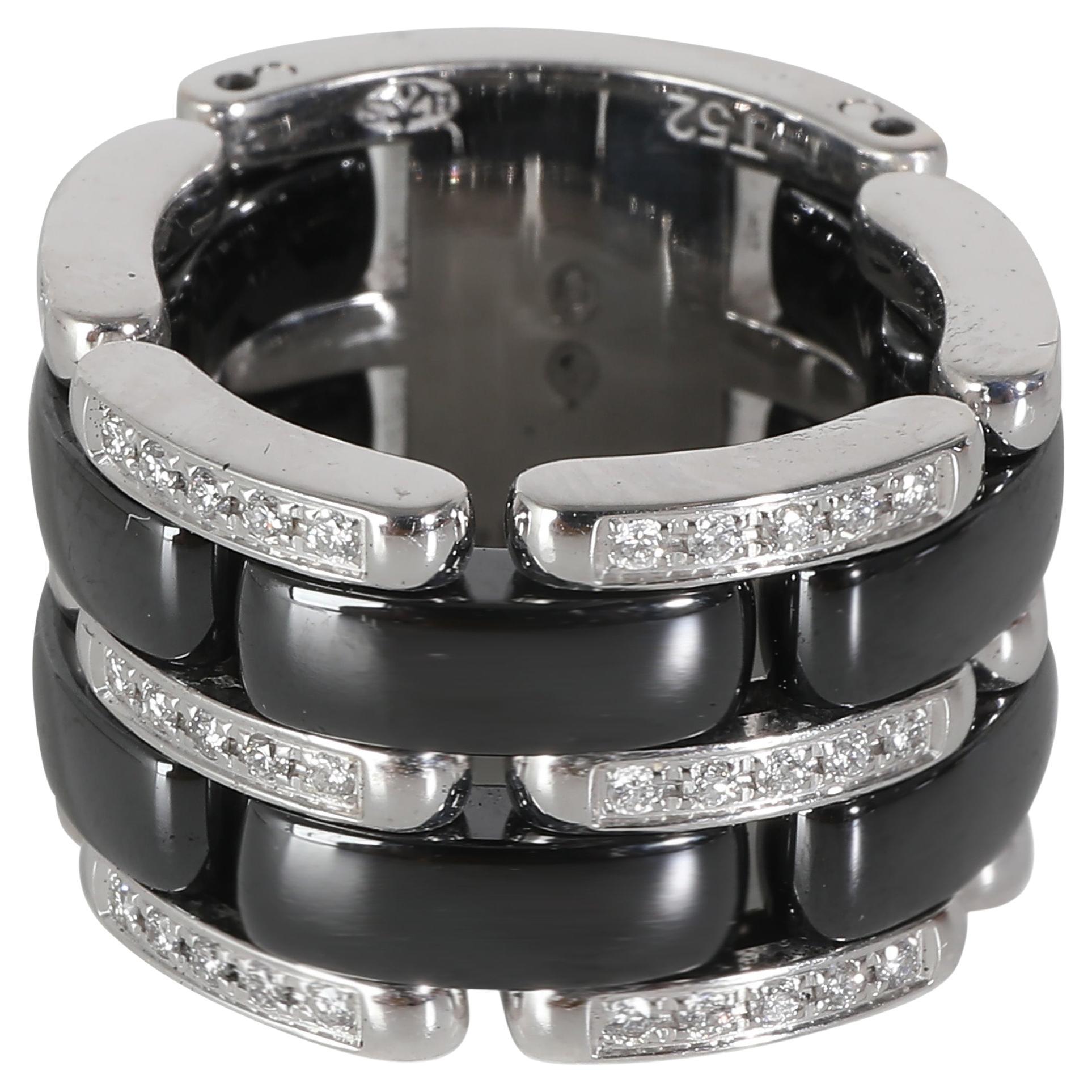 Chanel Ultra Ring in 18K 18K White Gold 0.37 CTW