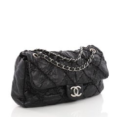 Chanel Ultra Stitch Flap Bag Quilted Calfskin Jumbo