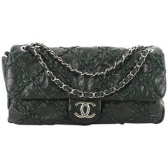 Chanel Ultra Stitch Flap Bag Quilted Calfskin Jumbo