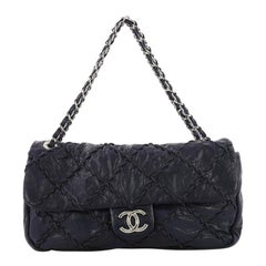 Chanel Ultra Stitch Flap Bag Quilted Calfskin Jumbo